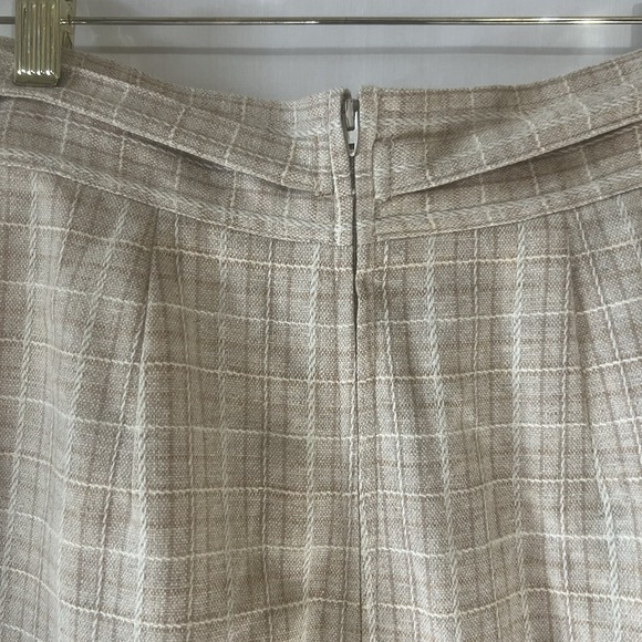 Emily Just Emily Vintage Plaid Tweed Tie Front Size 10 - Picture 7 of 9